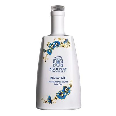 Búzavirág Zsolnay Kézműves Gin | palinkashop.hu