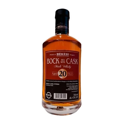 Békési Bock Red Wine Cask Malt Whisky 20 éves - palinkashop.hu