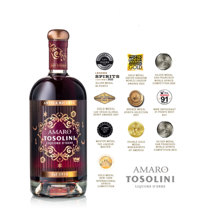 Bepi Tosolini Grappa Amaro Tosolini | palinkashop.hu