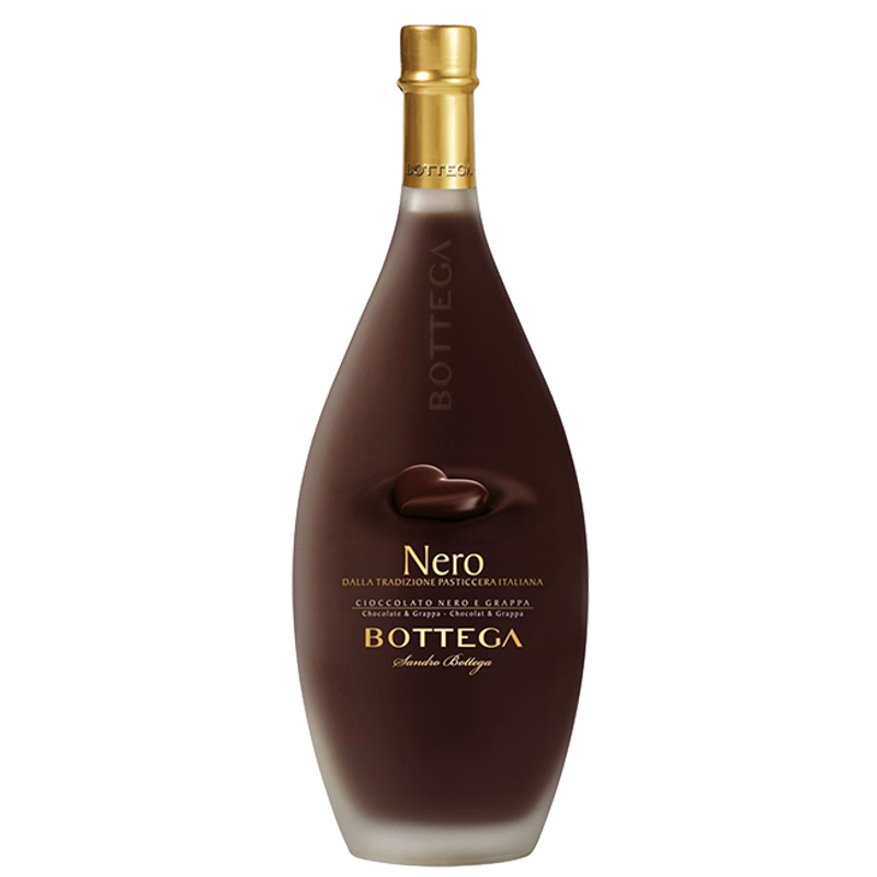 Bottega Grappa Nero - feketecsokoládés likőr - olasz-likőr-PálinkaShop