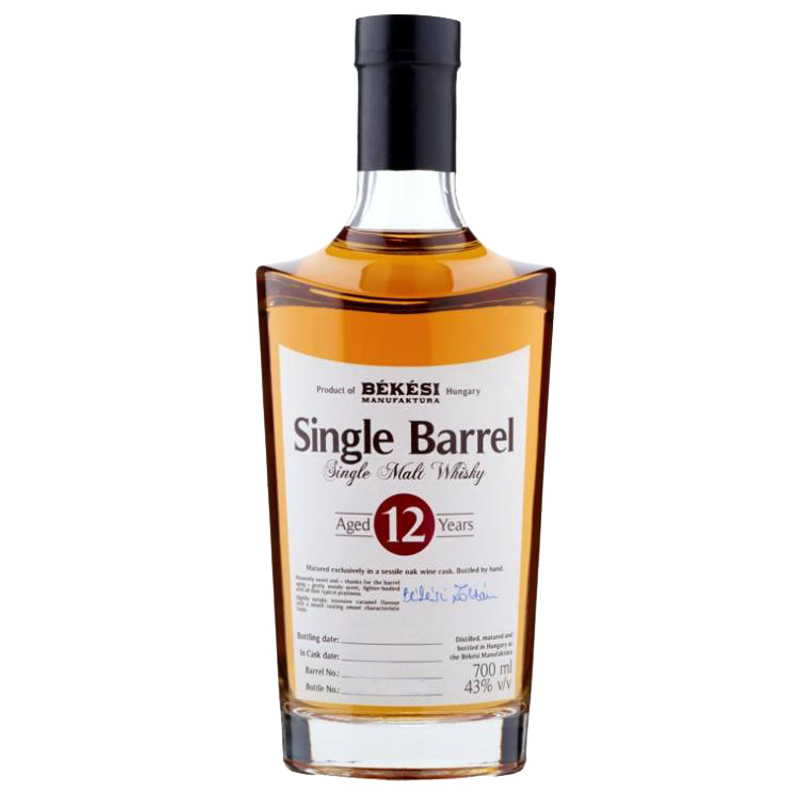 Pálinkashop-Békési manufaktúra single barrel 12 éves whisky