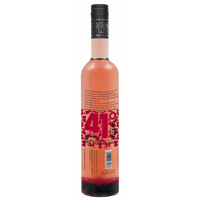 Gusto Ágyas Cigánymeggypálinka | palinkashop.hu