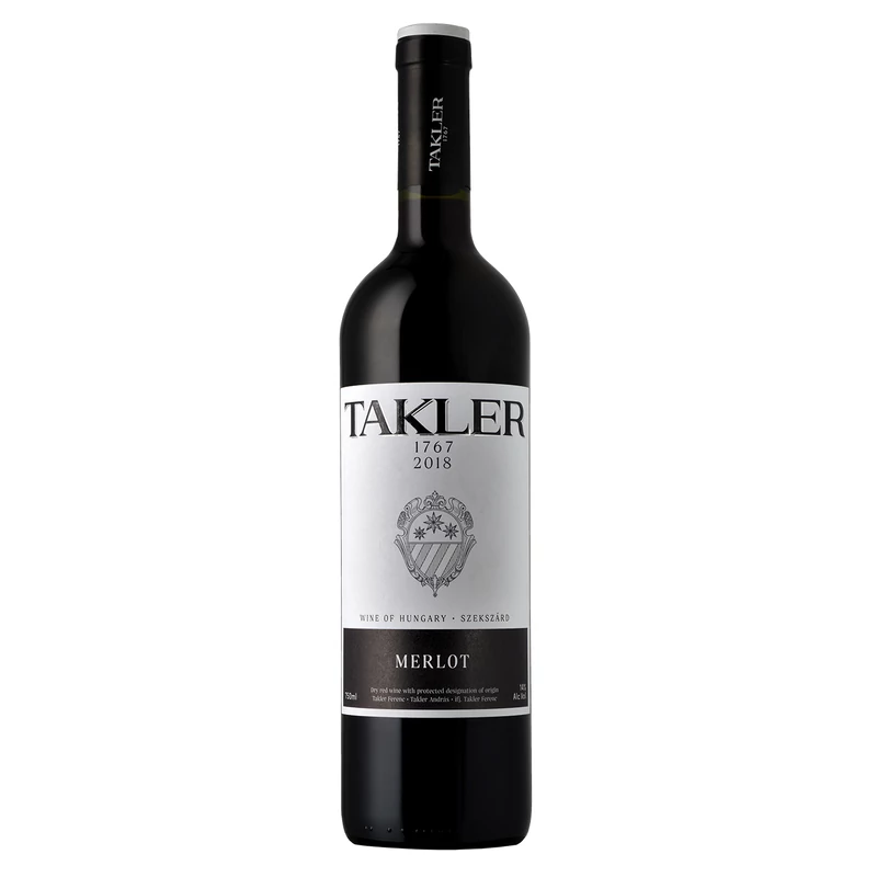 Takler Merlot 2017 -Szekszárd - Pálinkashop