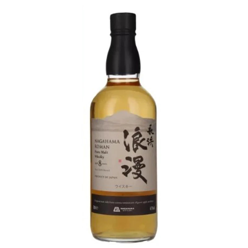 Nagahama Roman 8y Pure Malt Whisky - Italrendelés  - palinkashop.hu