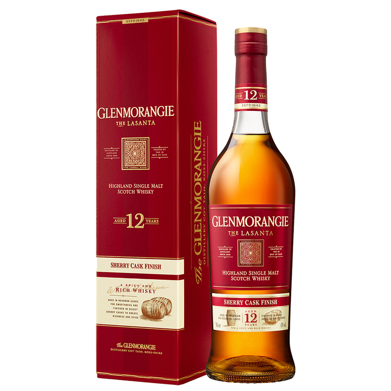 Glenmorangie Lasanta Whisky díszdobozzal (0,7l) (43%)