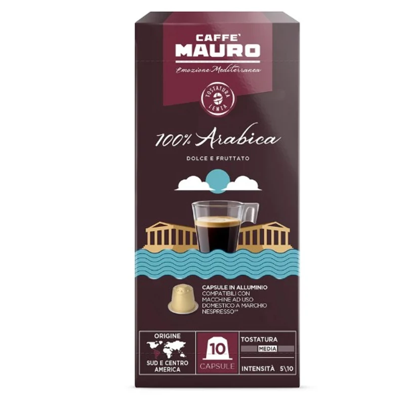 Mauro 100% Arabica Nespresso kompatibilis kapszula  - palinkashop.hu