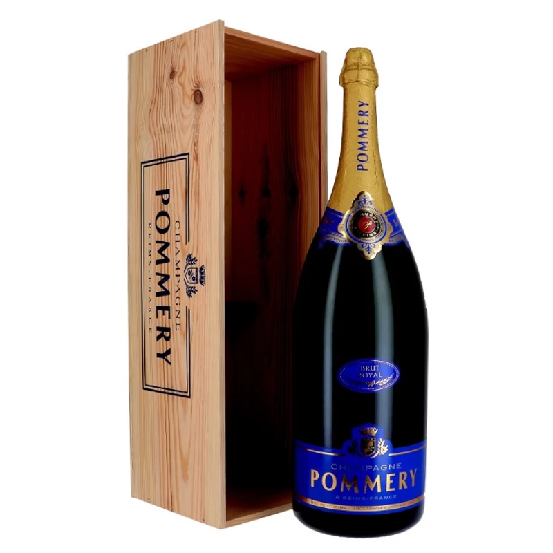 Pommery ​champagne vezető kék címkés pezsgője kis üvegben - PálinkaShop