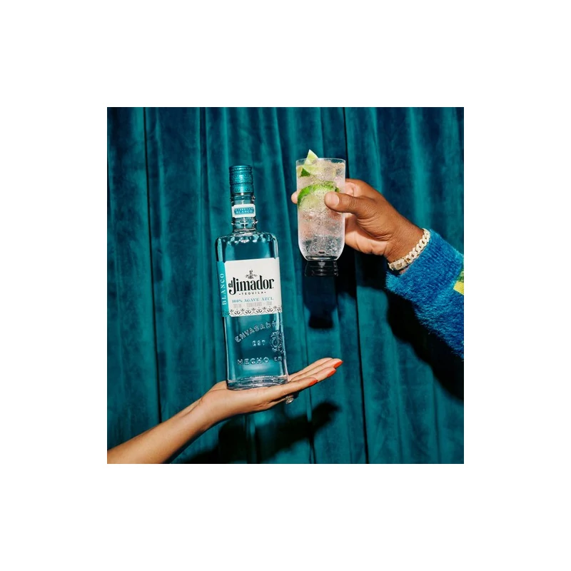 El Jimador Blanco tequila Pohárral