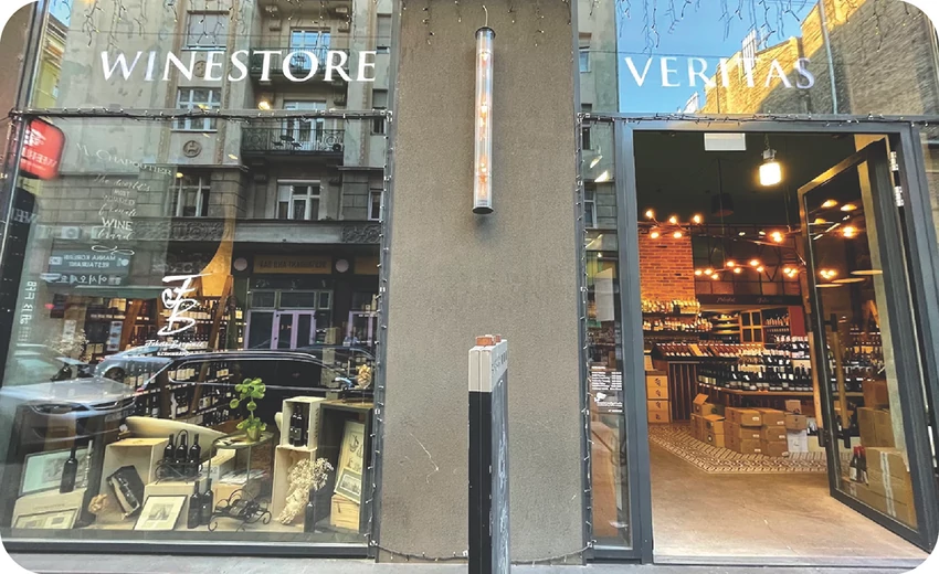 Térkép, amely az fizikai üzletet és környékét mutatja.